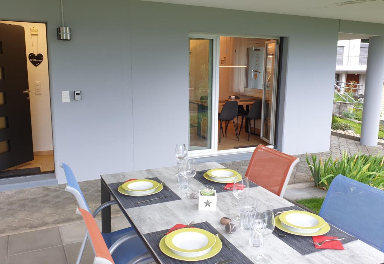 Ferienwohnung Seesicht Brunnen Exteriör bild