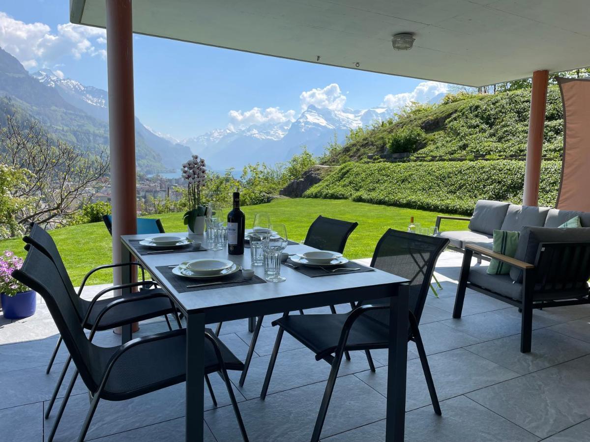 Ferienwohnung Seesicht Brunnen Exteriör bild